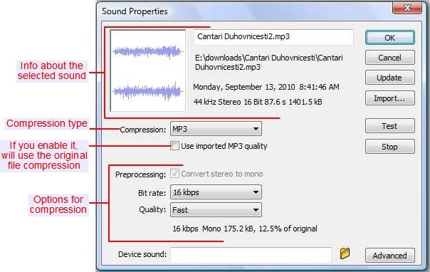 Compressing Sound