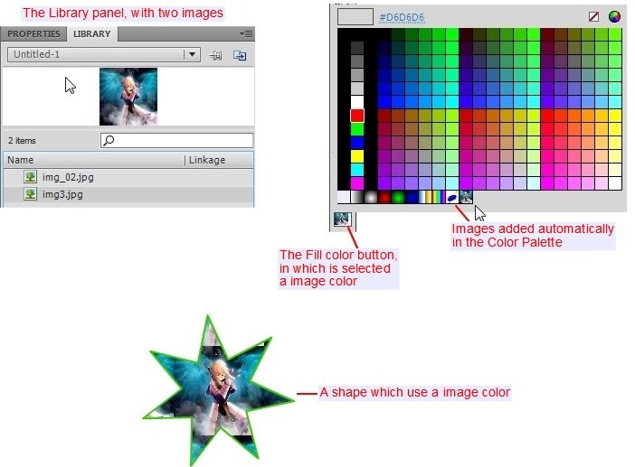 Images in color palette