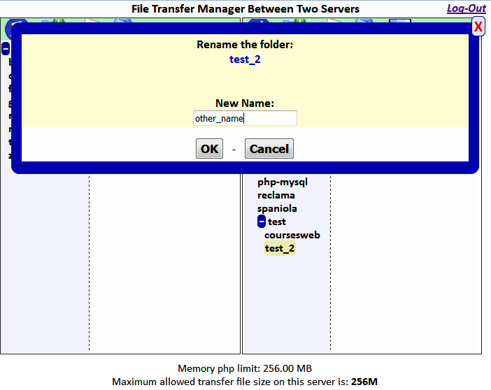 FTM2S rename