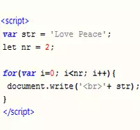 JavaScript code
